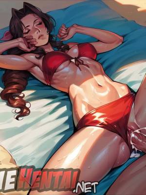 Beach Story Part 1: Aerith Hentai pt-br 34