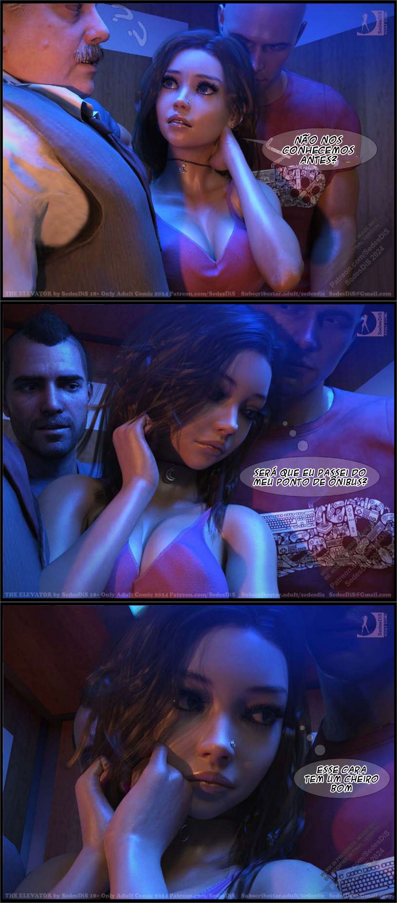 The Elevator By SedesDiS Hentai pt-br 08
