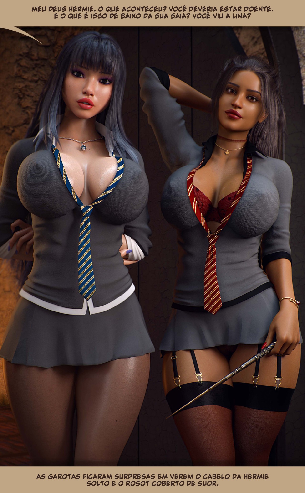 Grimoire Of Lust Part 2: Lina Lingood's Seduction Hentai pt-br 23