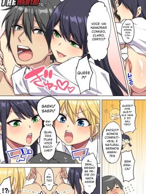 My Big Cock Is Getting Squeezed By Huge Breasted Bitch Gals!! Hentai pt-br 36
