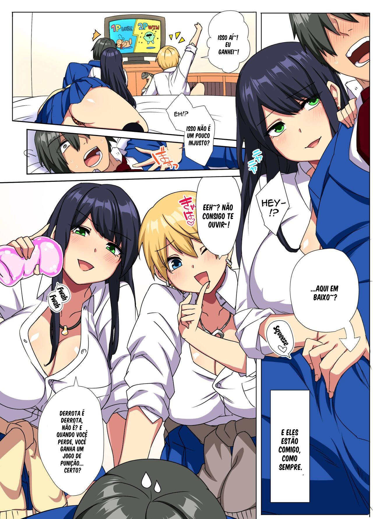  My Big Cock Is Getting Squeezed By Huge Breasted Bitch Gals Part 2 Hentai pt-br 04