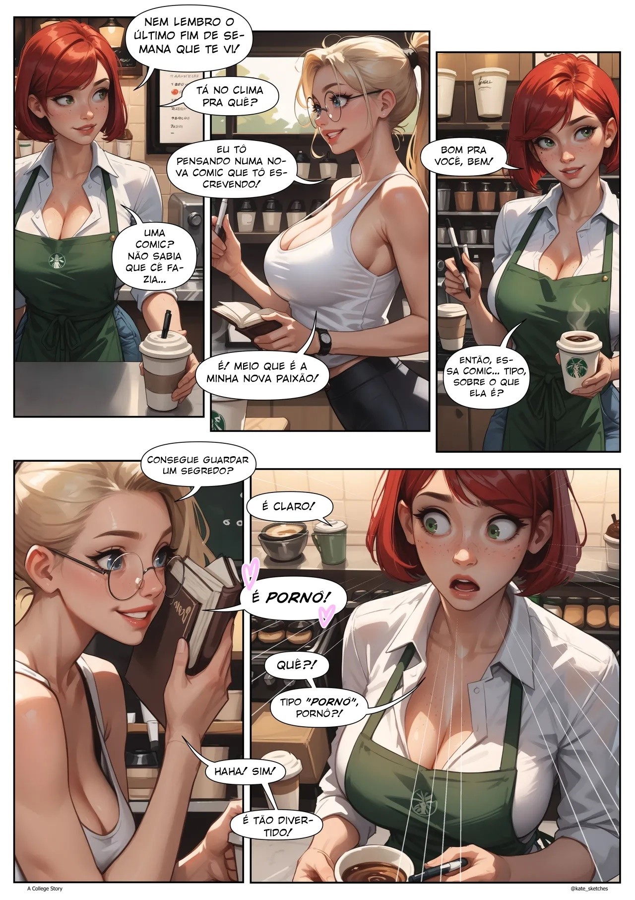 A College Story Part 1: Tasha Hentai pt-br 04