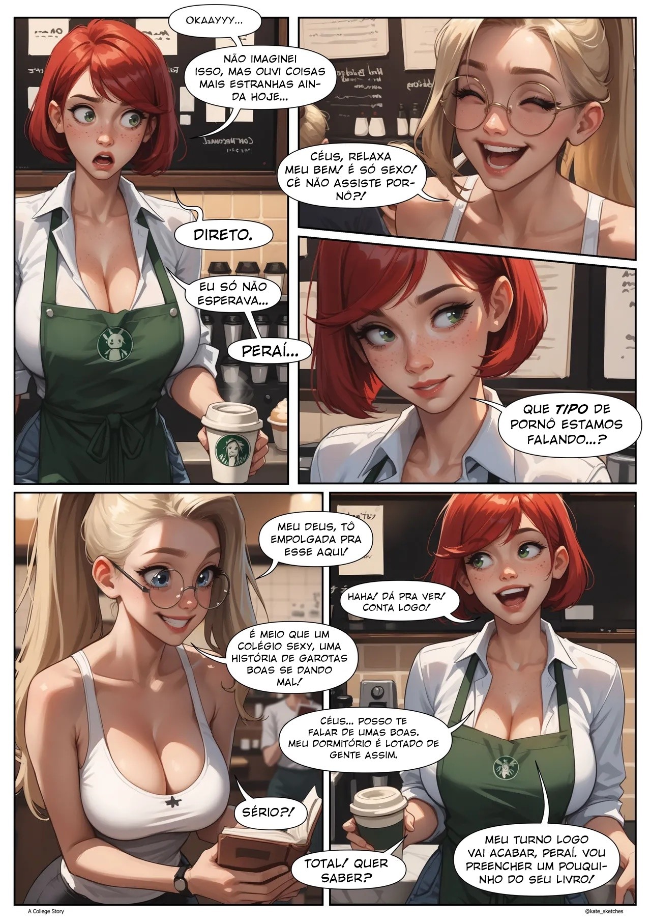 A College Story Part 1: Tasha Hentai pt-br 05