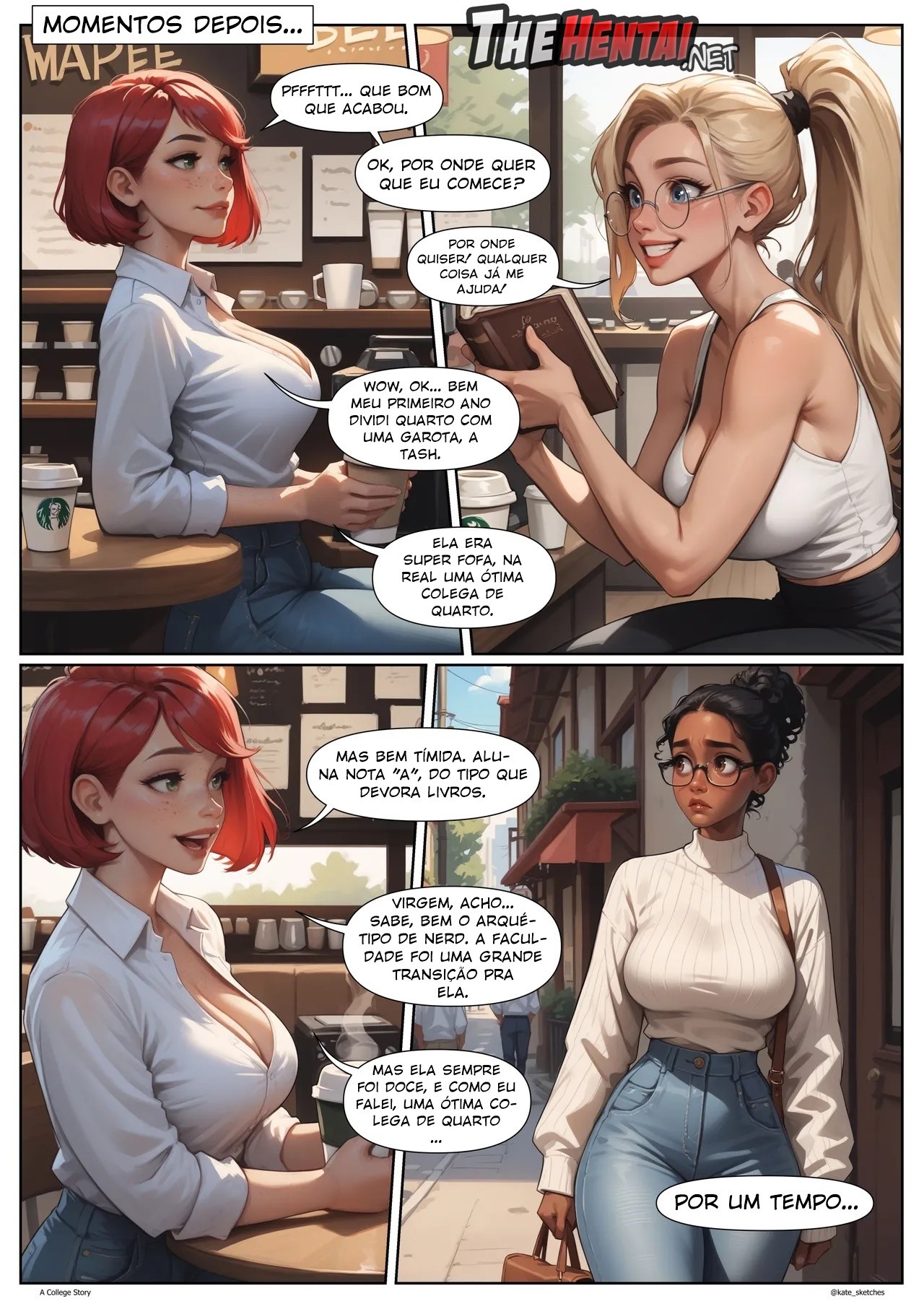 A College Story Part 1: Tasha Hentai pt-br 06
