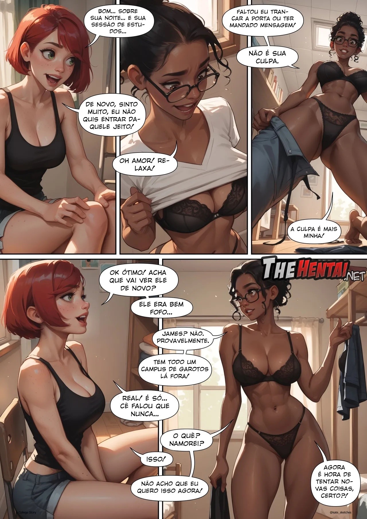 A College Story Part 1: Tasha Hentai pt-br 15