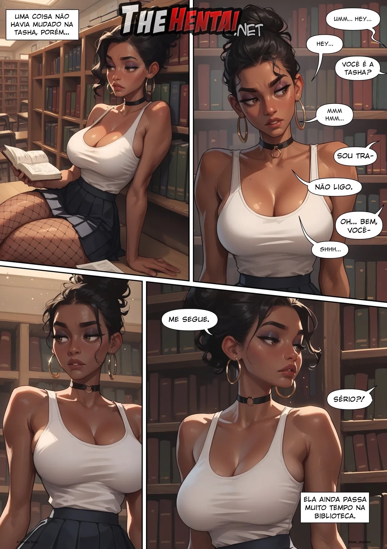 A College Story Part 1: Tasha Hentai pt-br 18