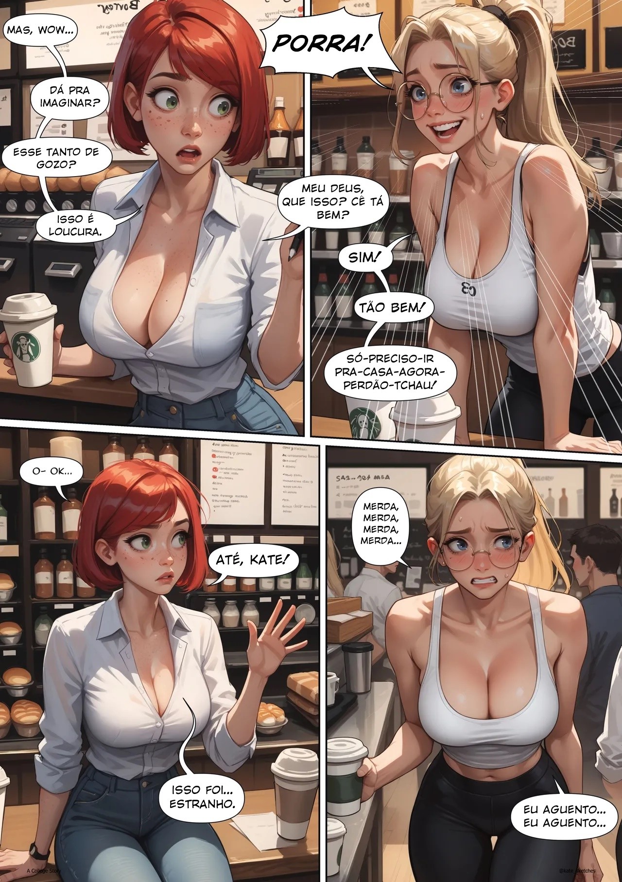 A College Story Part 1: Tasha Hentai pt-br 25