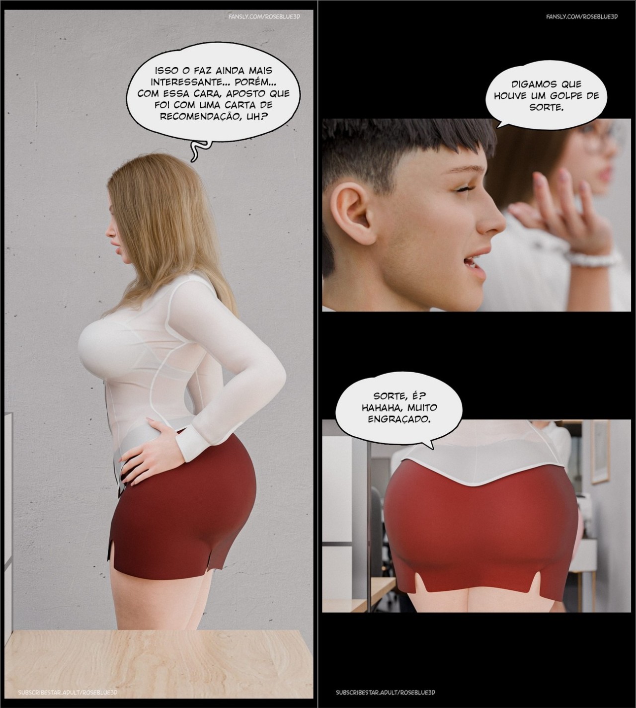 Dismissed By Rose Blue 3D Part 2 Hentai pt-br 19