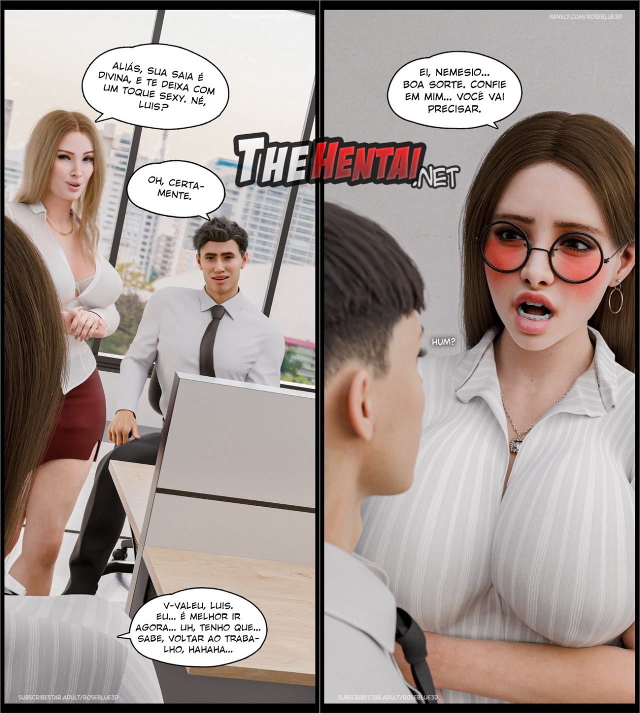 Dismissed By Rose Blue 3D Part 2 Hentai pt-br 21