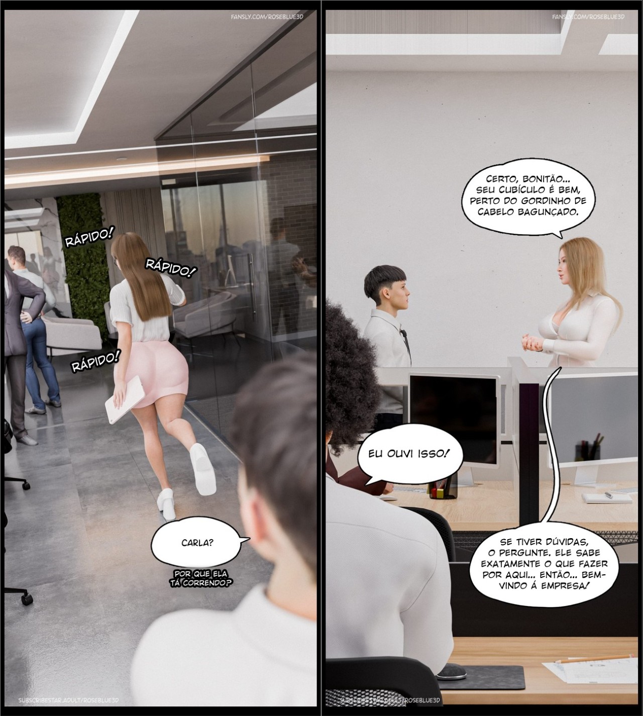 Dismissed By Rose Blue 3D Part 2 Hentai pt-br 22