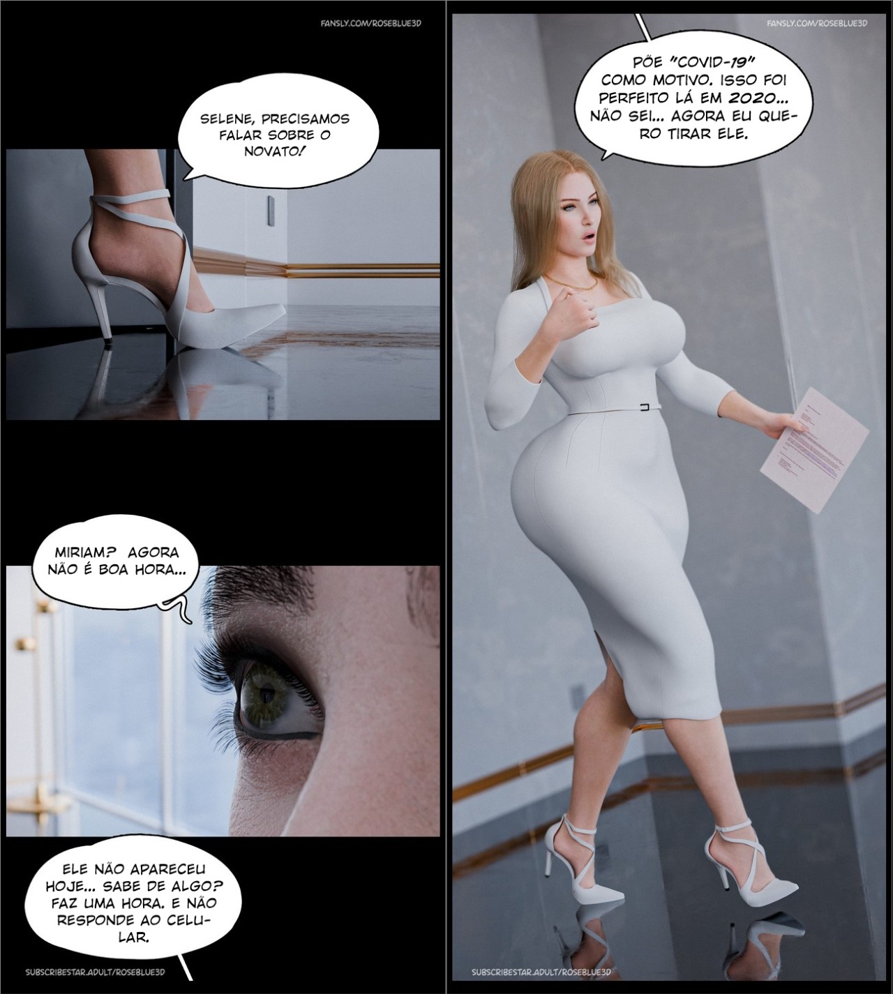 Dismissed By Rose Blue 3D Part 2 Hentai pt-br 37