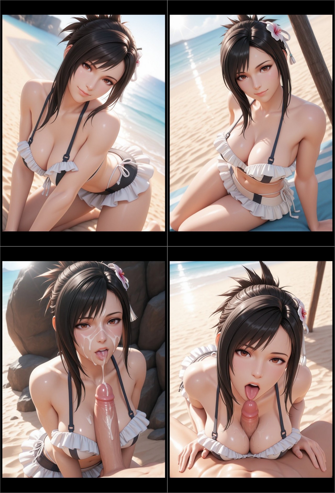 Wonder Woman And Tifa Hentai pt-br 15