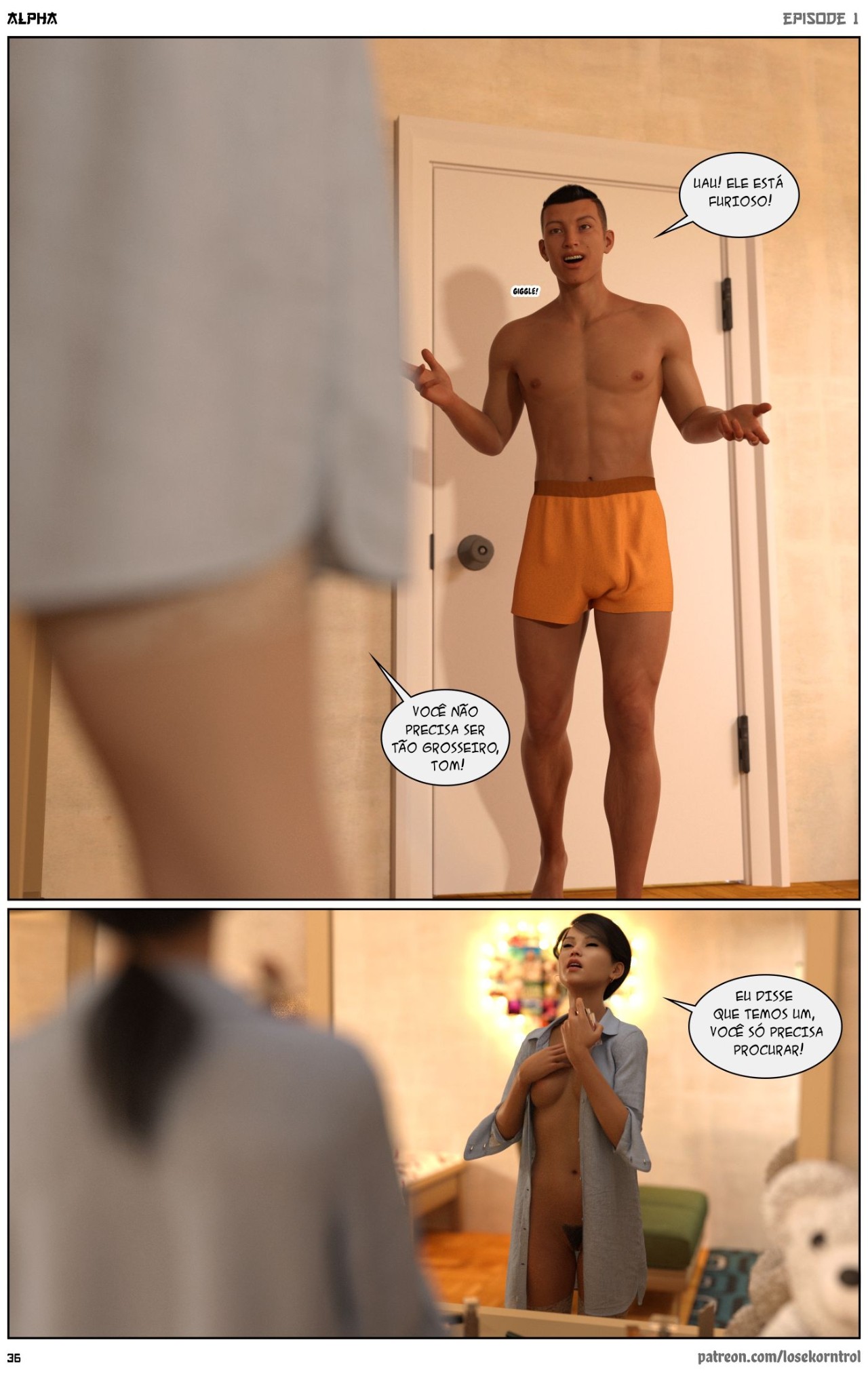 Alpha By Hijab 3DX Hentai pt-br 36
