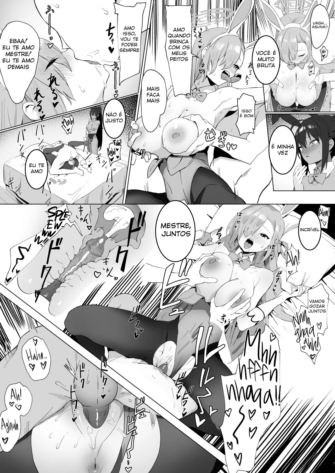 Asuna And Karin, At Your Service! Hentai pt-br 07