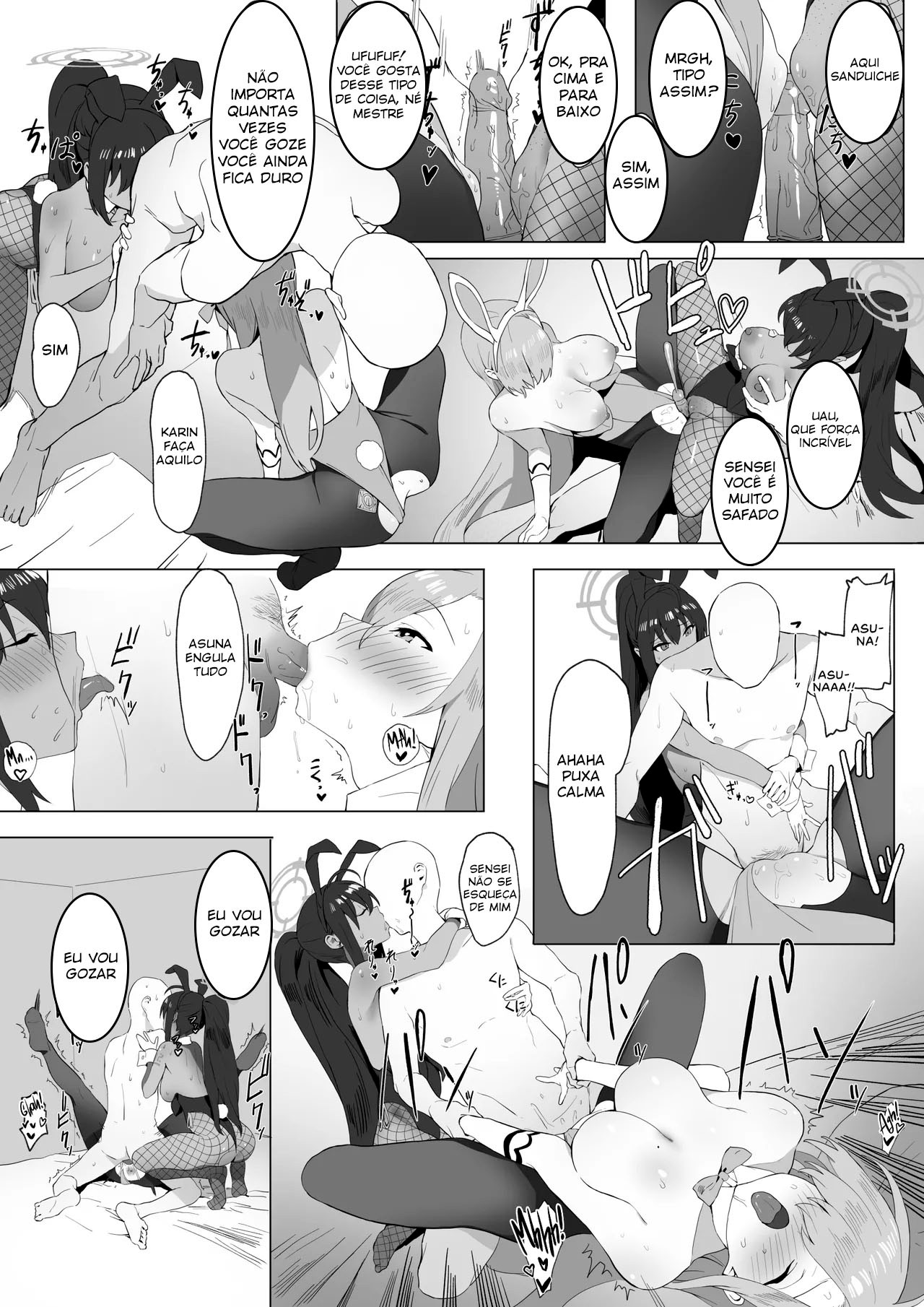 Asuna And Karin, At Your Service! Hentai pt-br 10