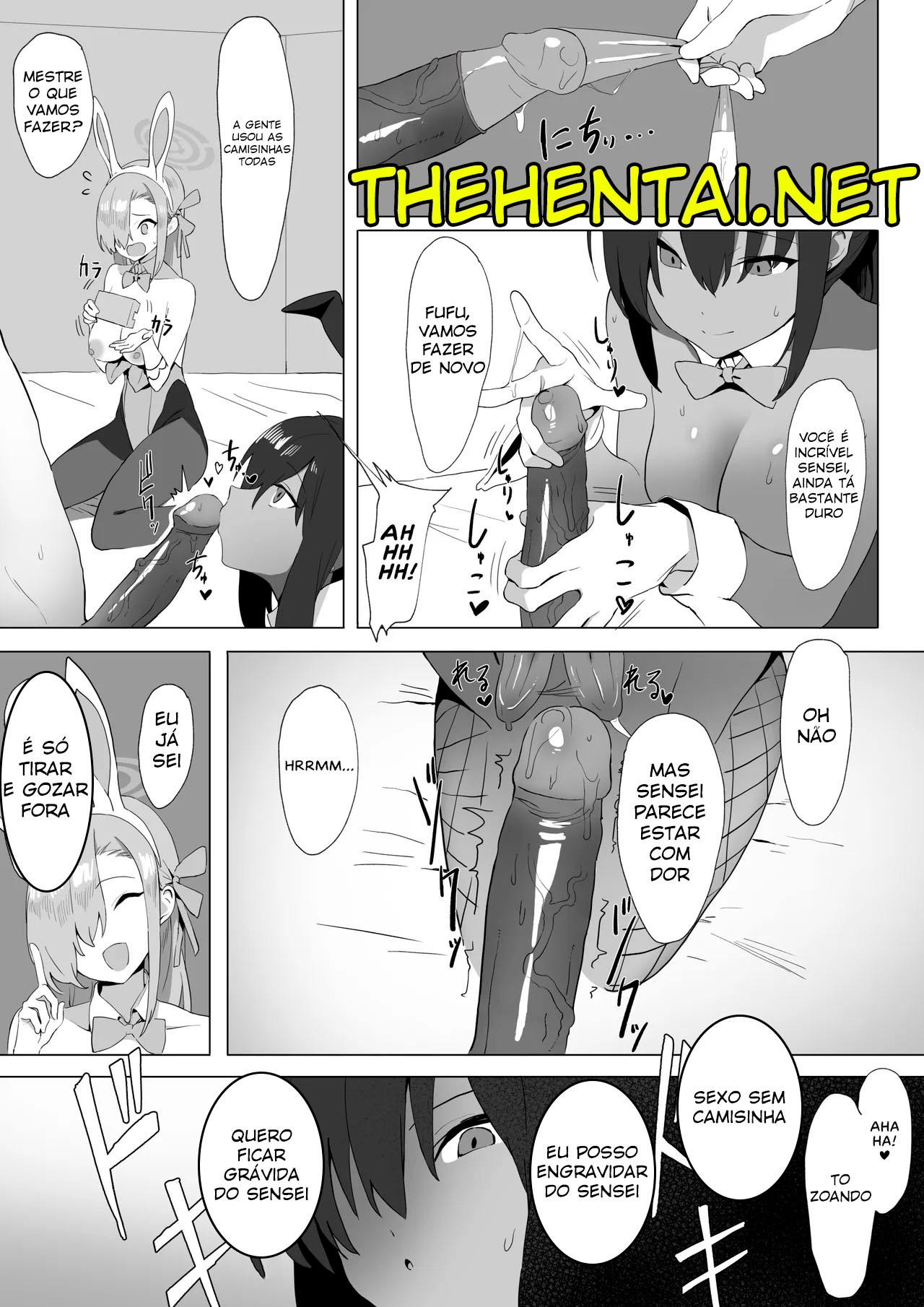 Asuna And Karin, At Your Service! Hentai pt-br 11