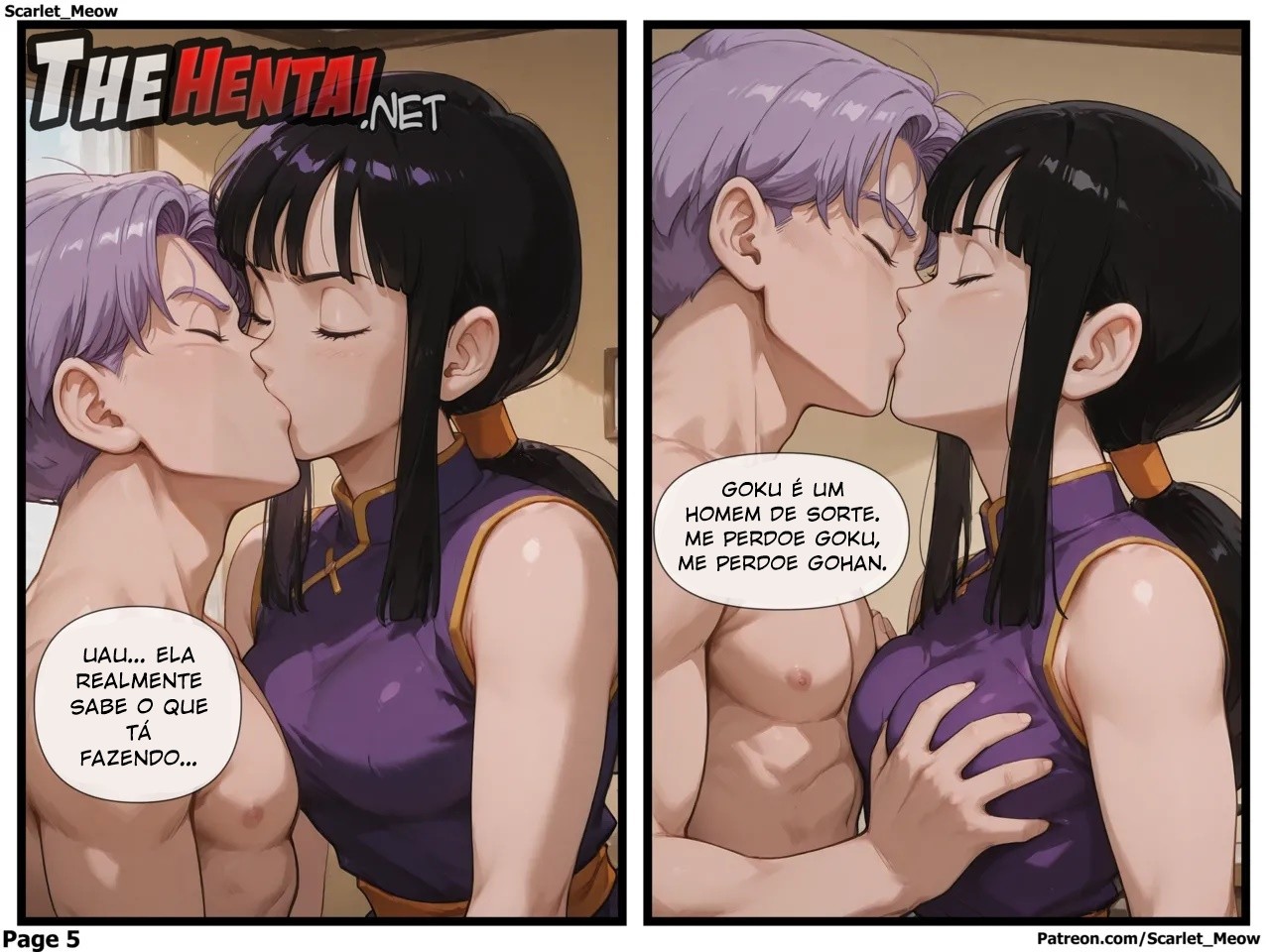 Goku's Absence Part 8: Chi-Chi's Second Saiyan Hentai pt-br 06
