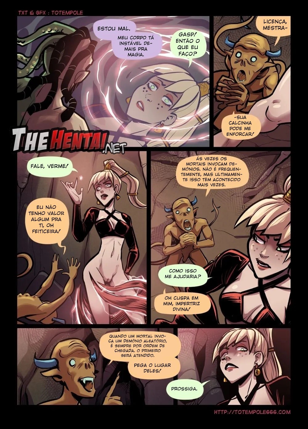 The Cummoner Part 28: Soul-Bound Sorceress Hentai pt-br 12