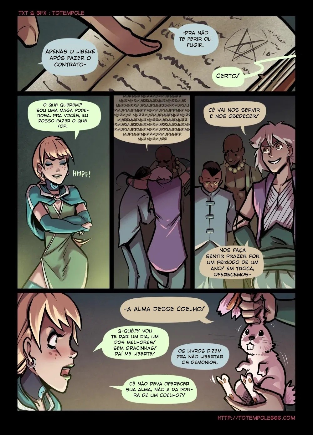 The Cummoner Part 28: Soul-Bound Sorceress Hentai pt-br 19