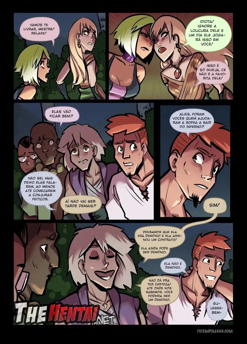 The Cummoner Part 29: Double-Teamed Hentai pt-br 12