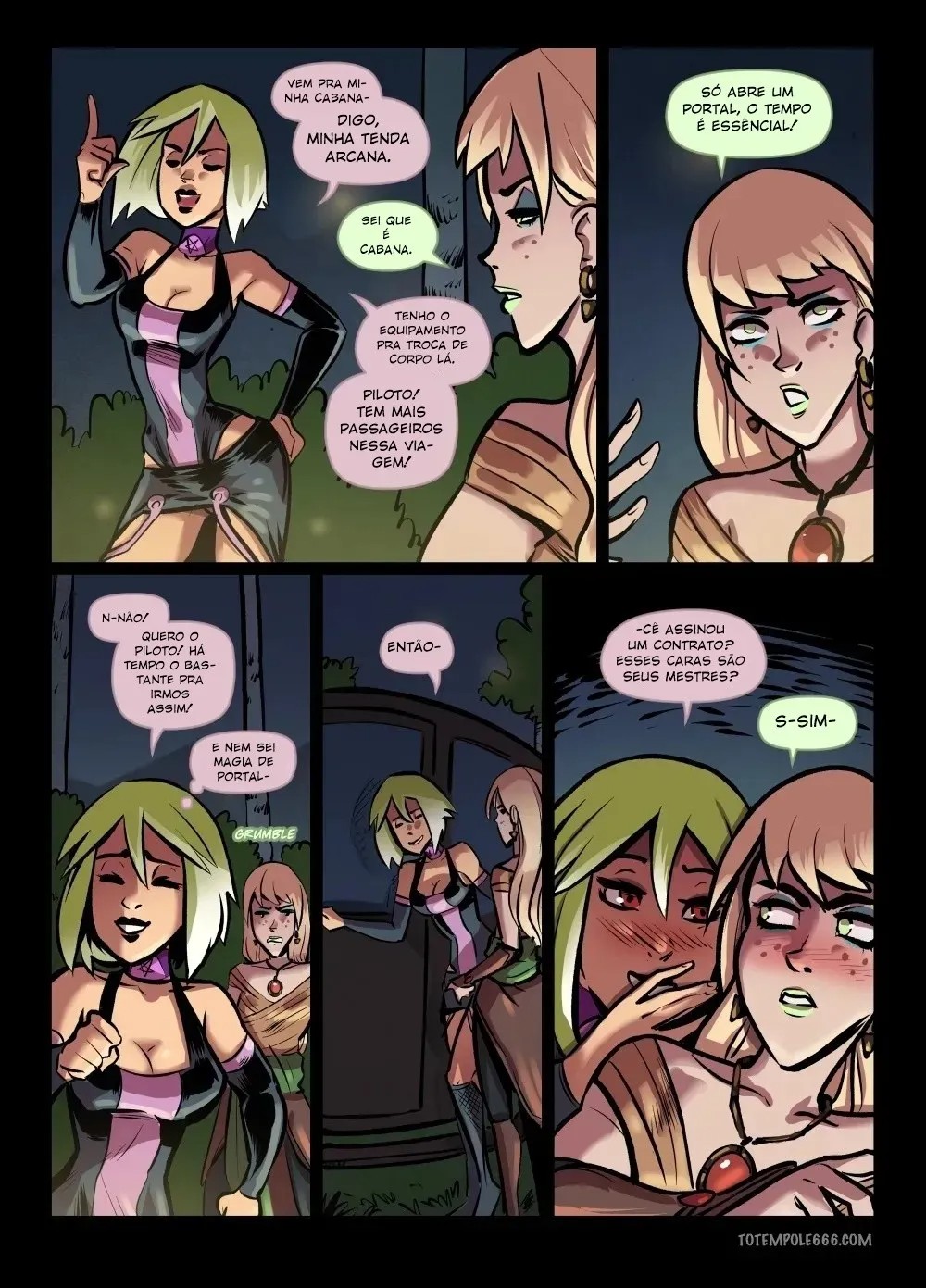 The Cummoner Part 29: Double-Teamed Hentai pt-br 14