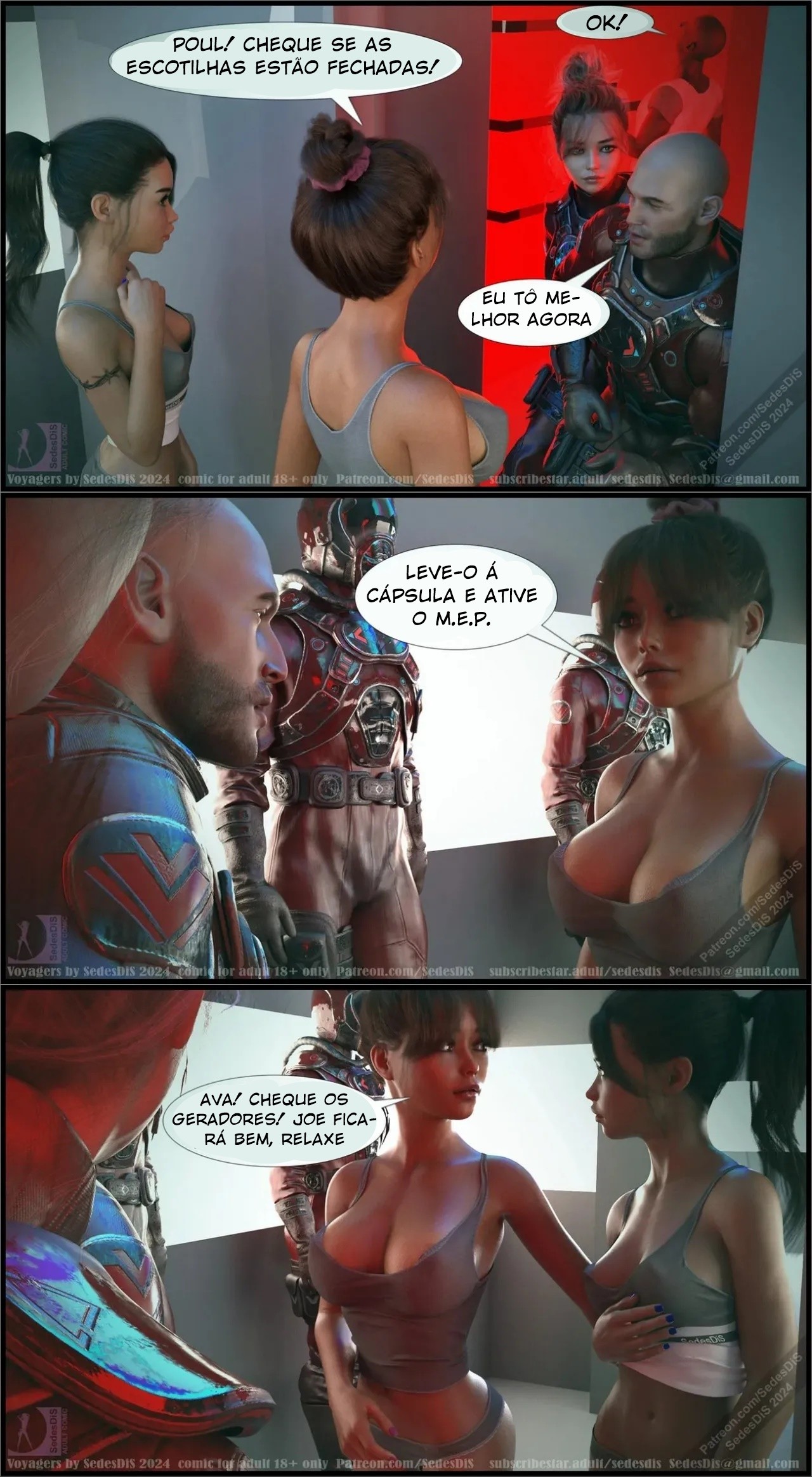 Voyagers By SedesDiS Hentai pt-br 50