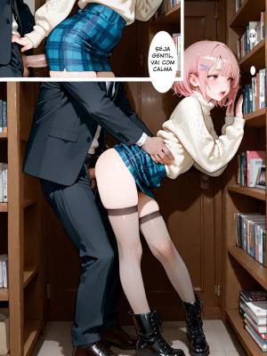 Femboy Library Hentai pt-br 20