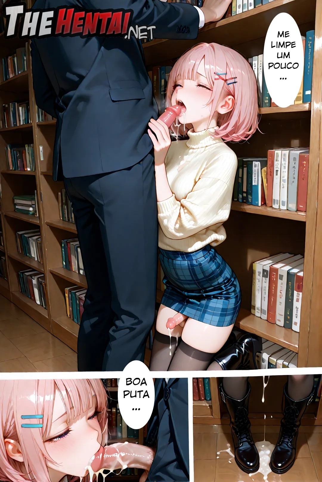 Femboy Library Hentai pt-br 27