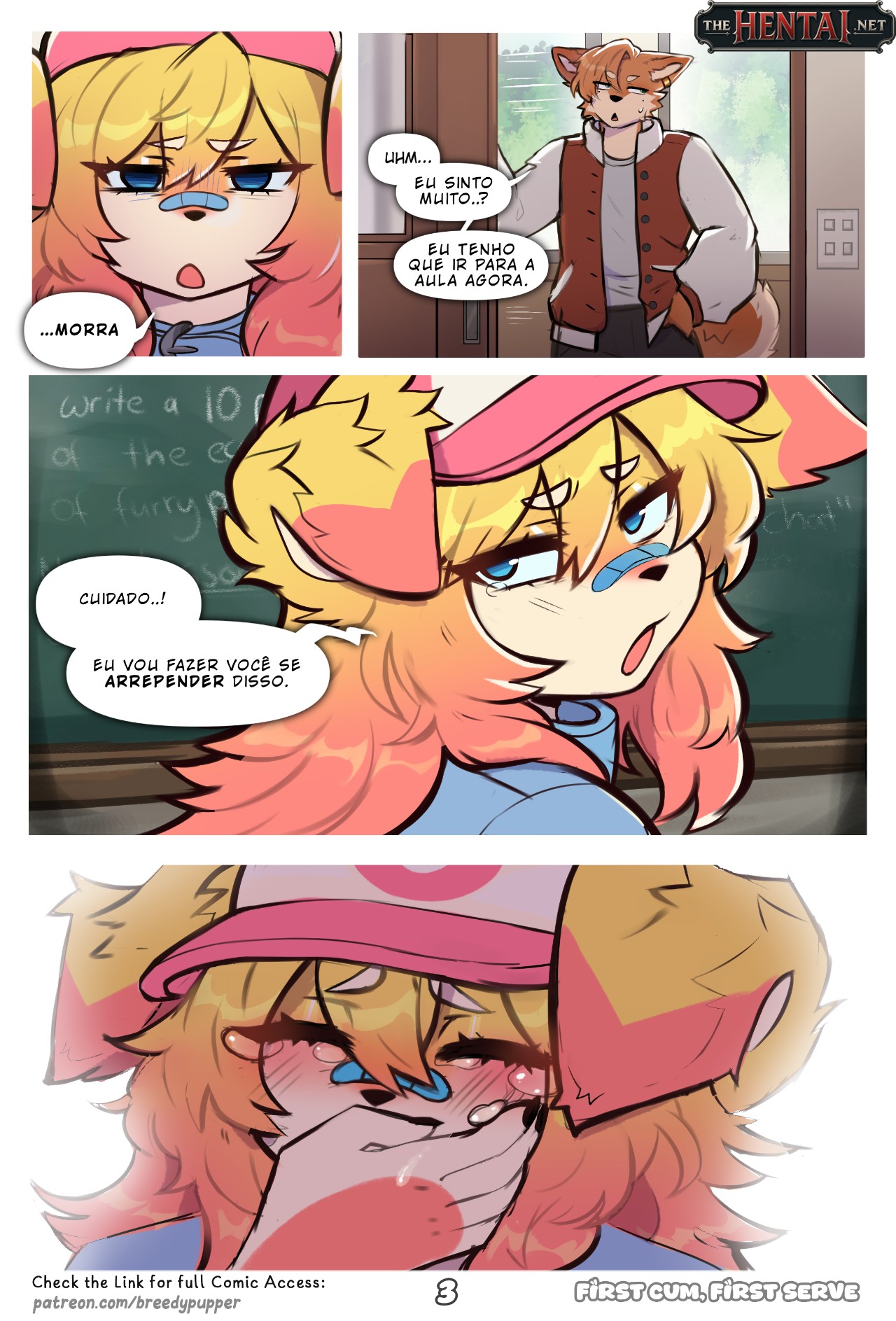 First Cum, First Serve! Hentai pt-br 04