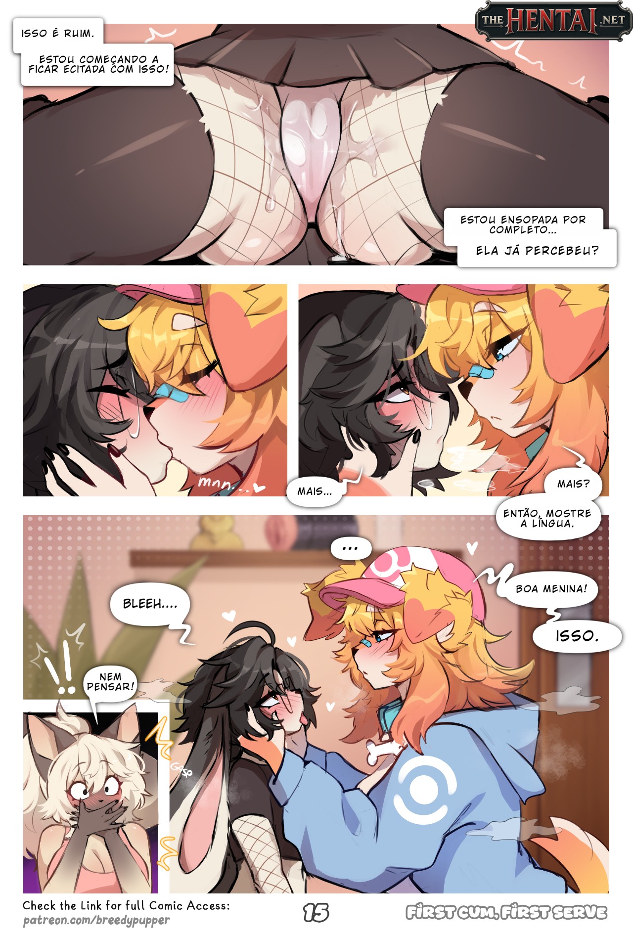 First Cum, First Serve! Hentai pt-br 16