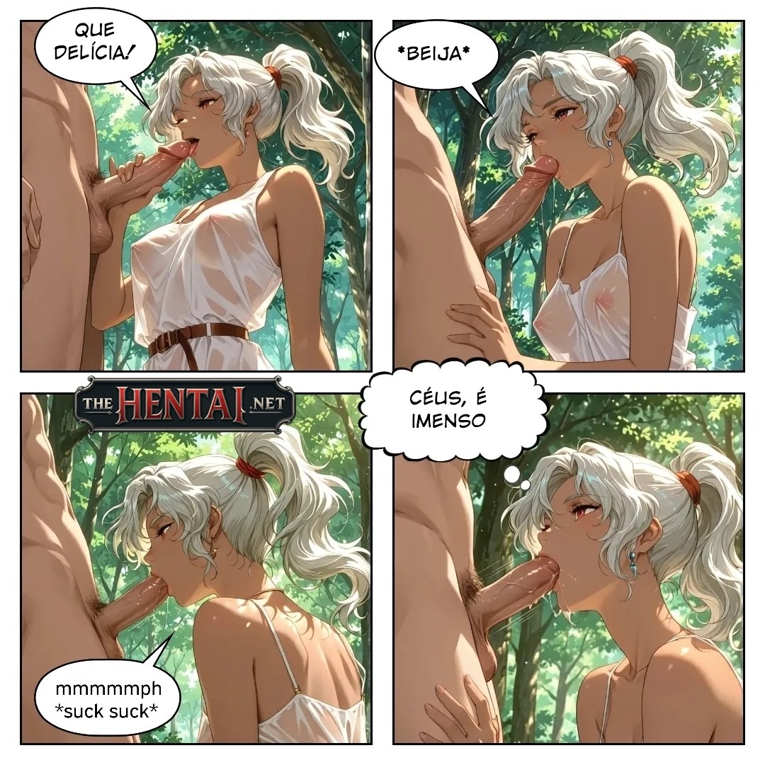 Forest Girl Wants To Thank You For Rescuing Her Hentai pt-br 09