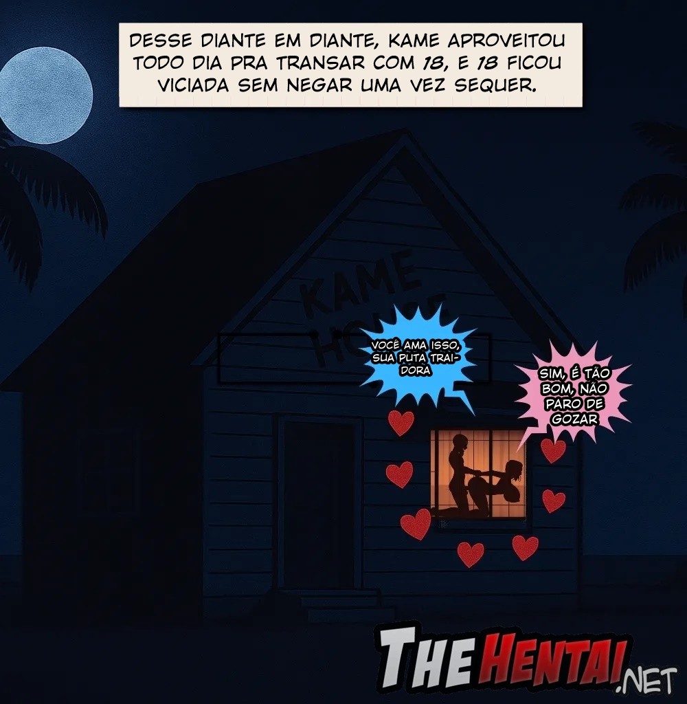 Master Roshi & Android 18 Hentai pt-br 27