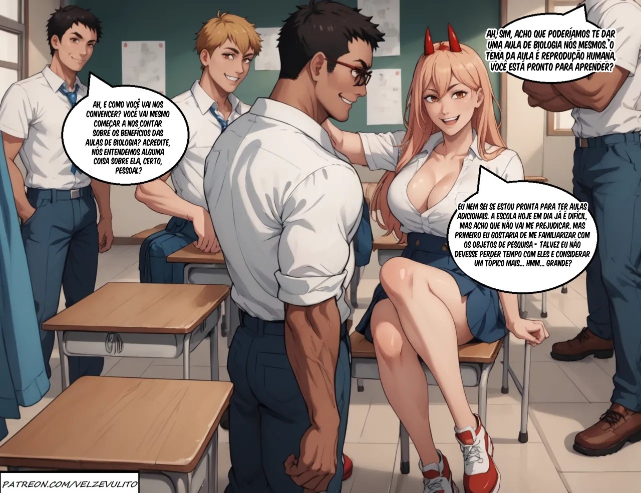 Power's School Adventures Part 2 Hentai pt-br 02
