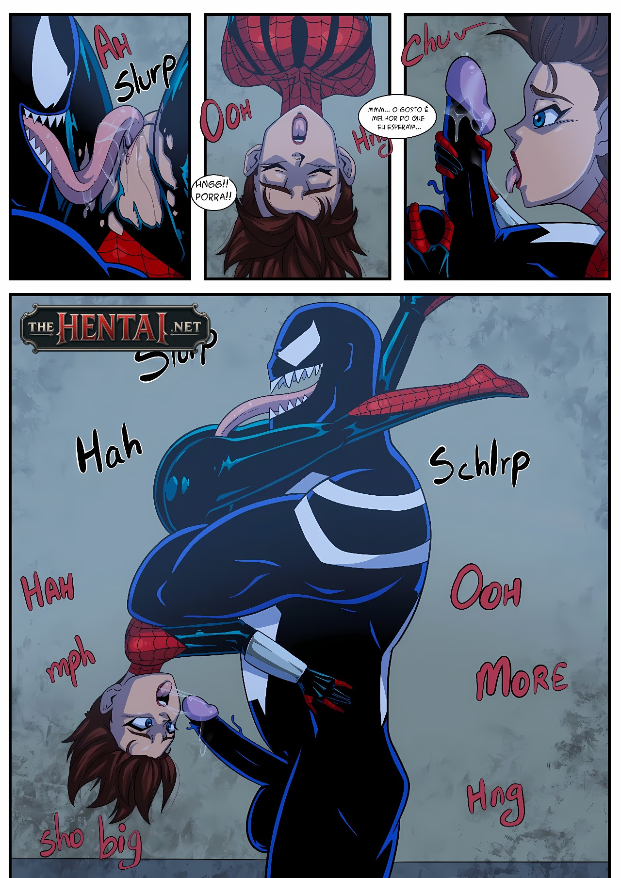 Spidergirl x Venom Hentai pt-br 06