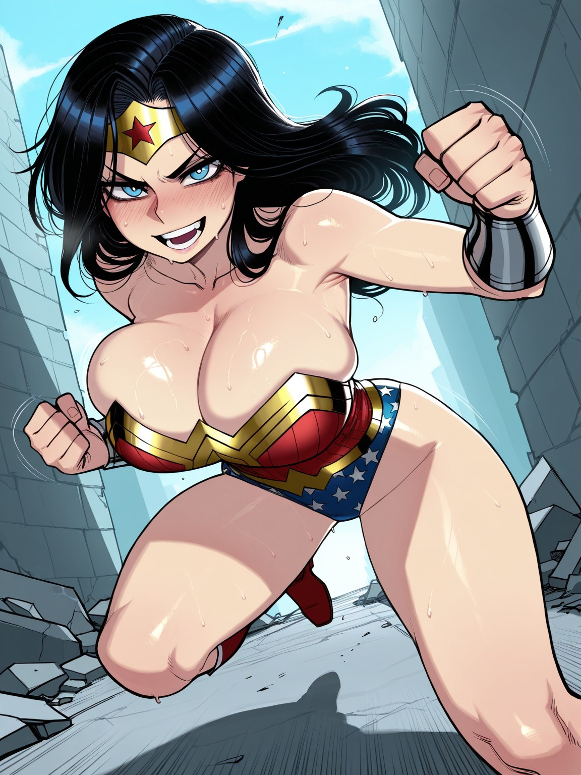 Wonder Woman Brainwashing Hentai pt-br 17
