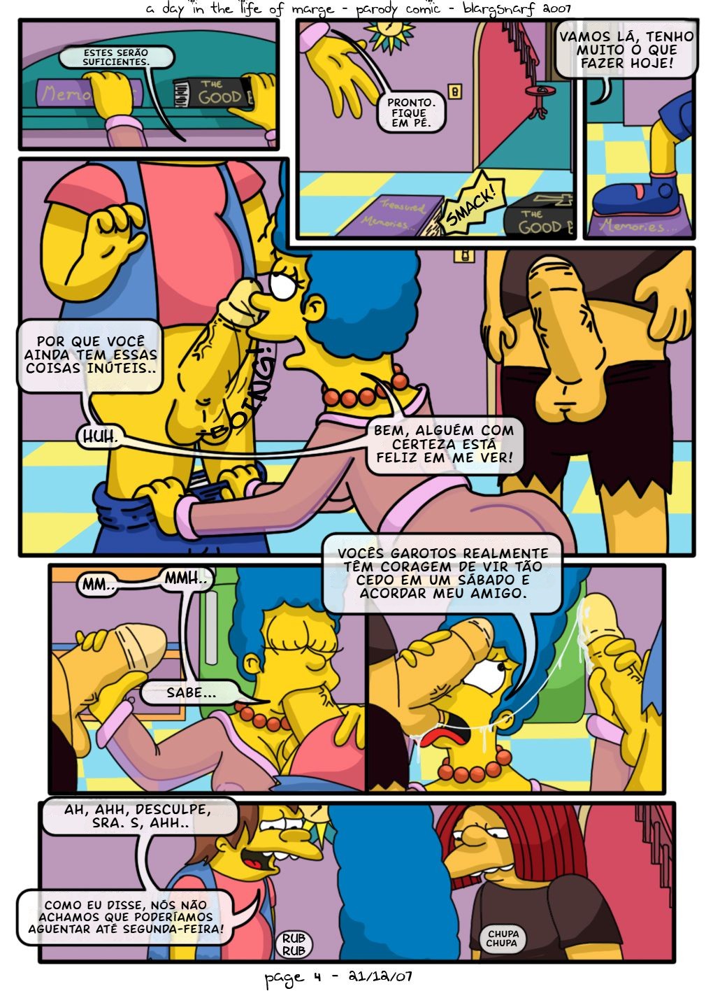A Day In The Life Of Marge Hentai pt-br 05