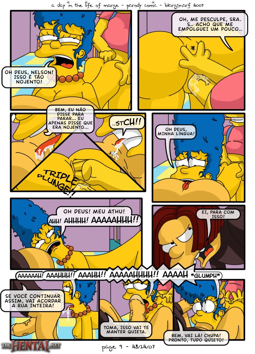 A Day In The Life Of Marge Hentai pt-br 10
