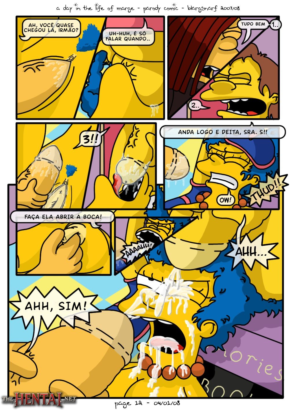 A Day In The Life Of Marge Hentai pt-br 13