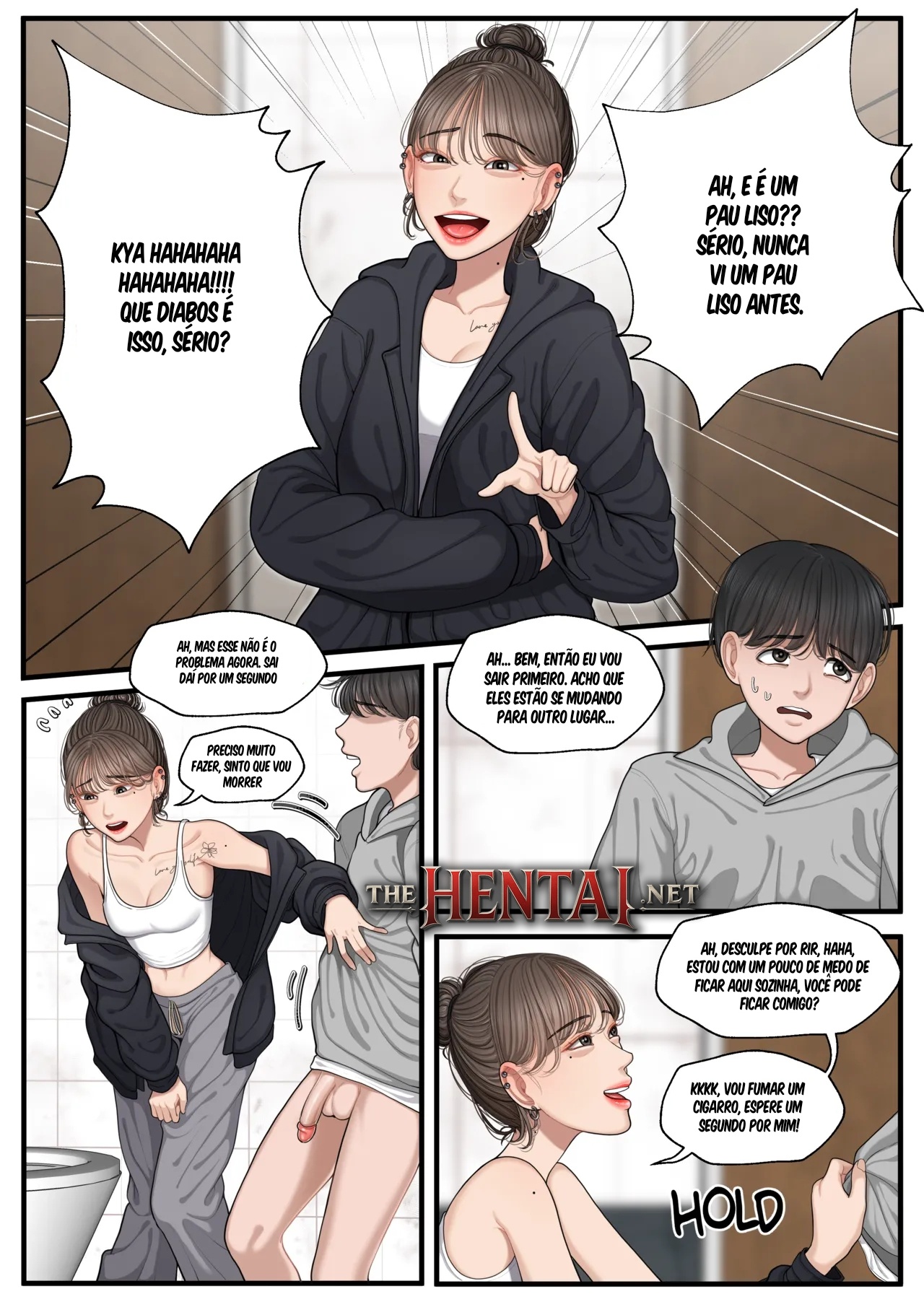 At a Bar: Senior With a Bad Personality 1 And 2 Hentai pt-br 05