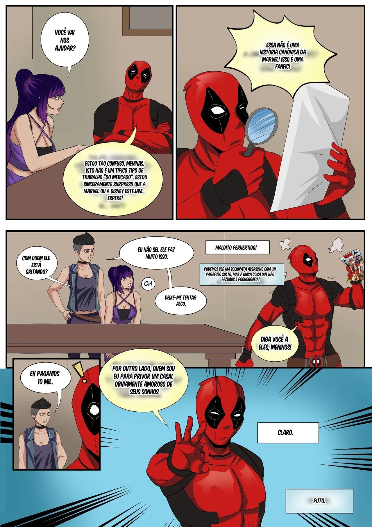 Deadpool: Canadian Made Hentai pt-br 05