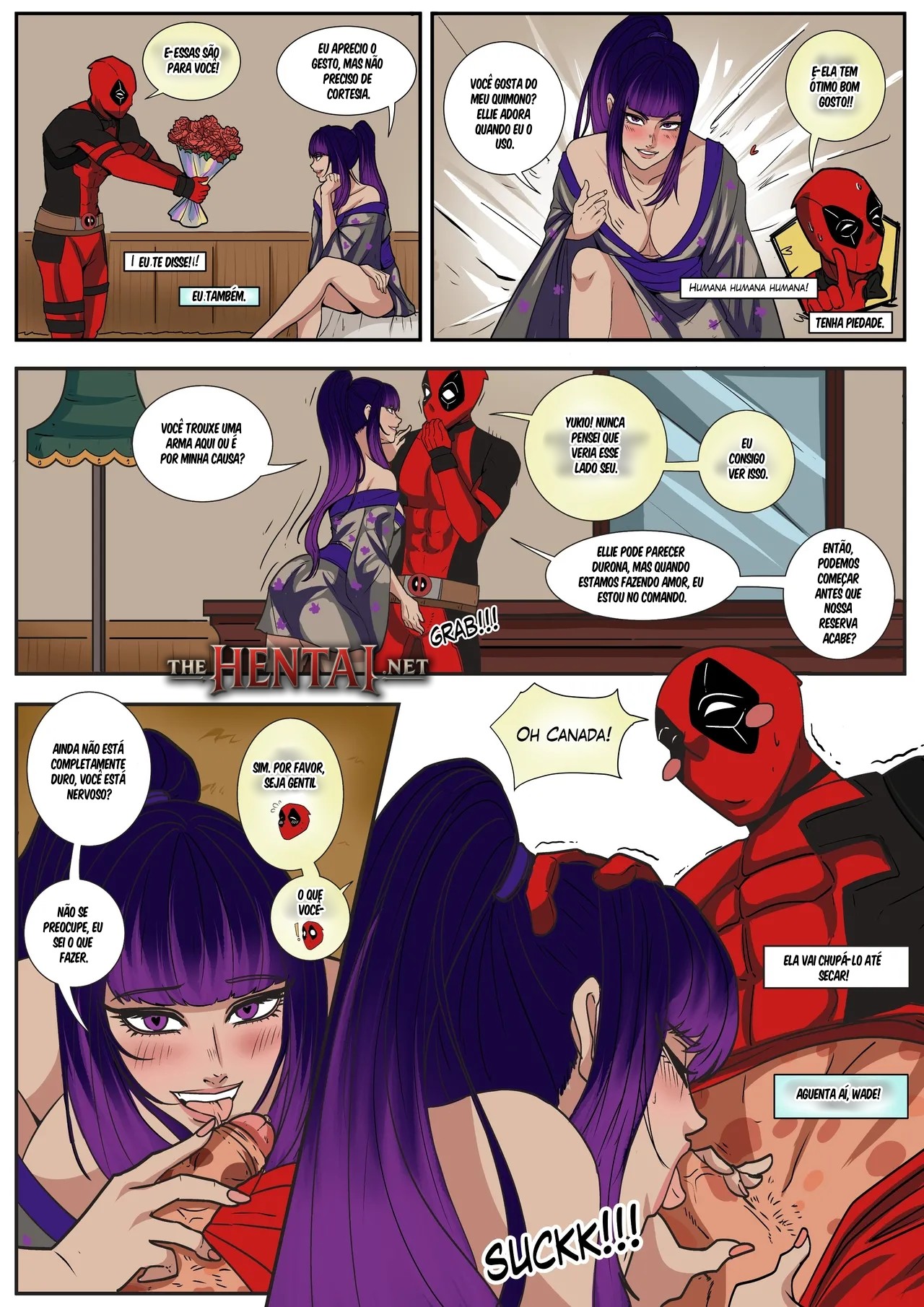 Deadpool: Canadian Made Hentai pt-br 07