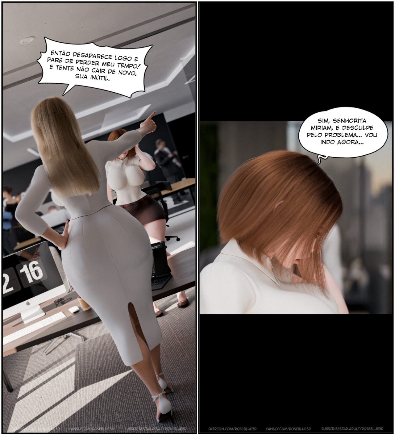 Dismissed By Rose Blue 3D Part 4 Hentai pt-br 22