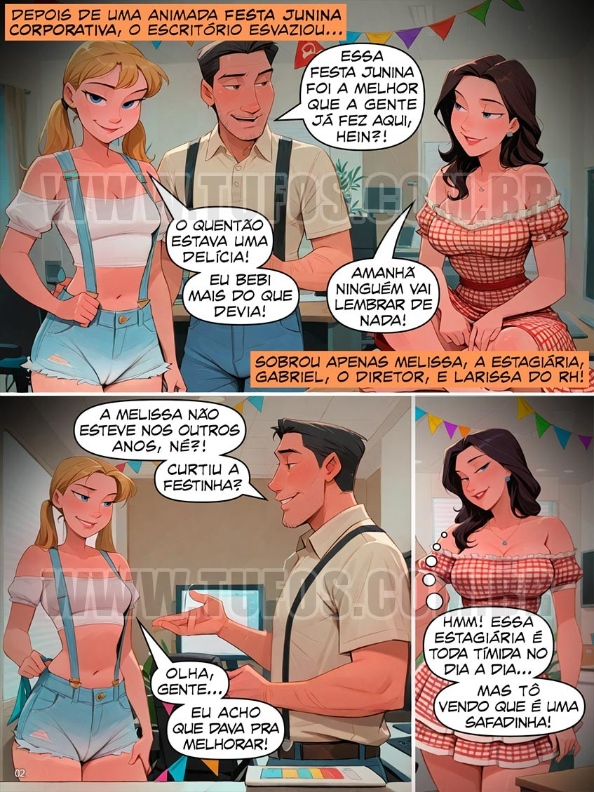 Festa Junina corporativa (Tufos) Hentai pt-br 02