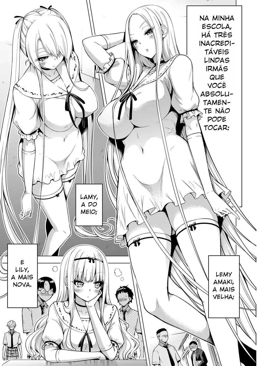 Hands-On Draining With Three Succubus Sisters Part 1: Lamy's Secret Hentai pt-br 02