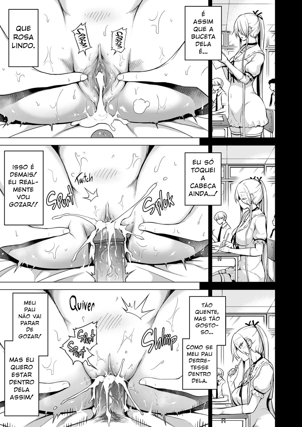 Hands-On Draining With Three Succubus Sisters Part 1: Lamy's Secret Hentai pt-br 58