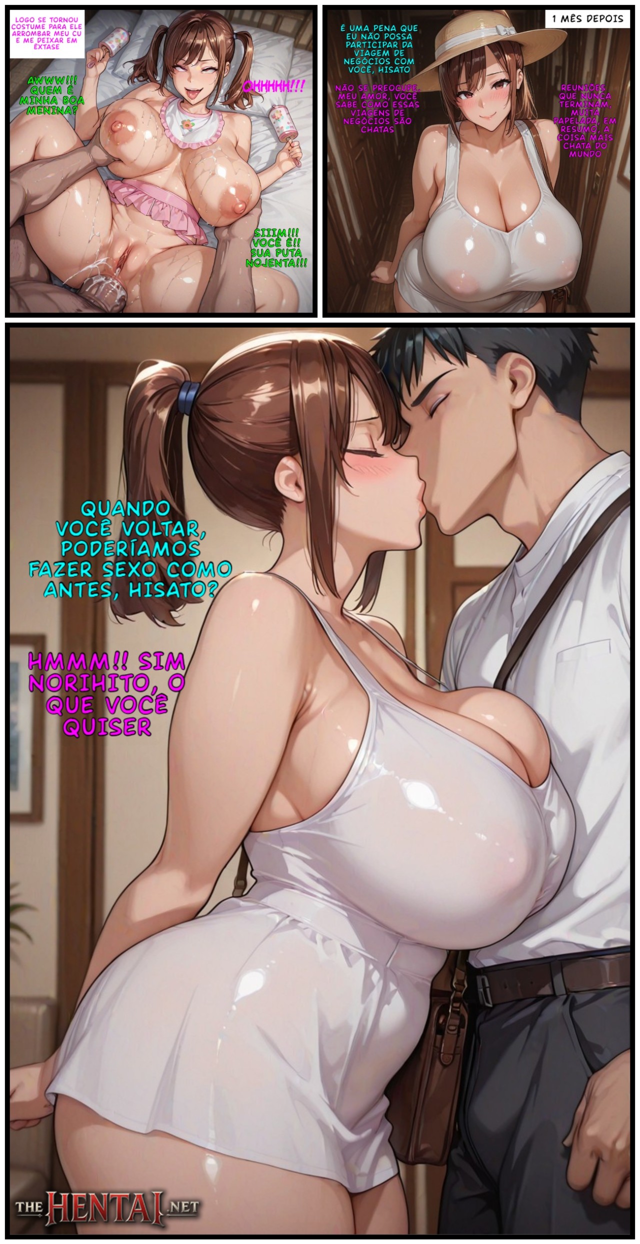 Hisato And Her Husband's Boss Part 2 Hentai pt-br 05