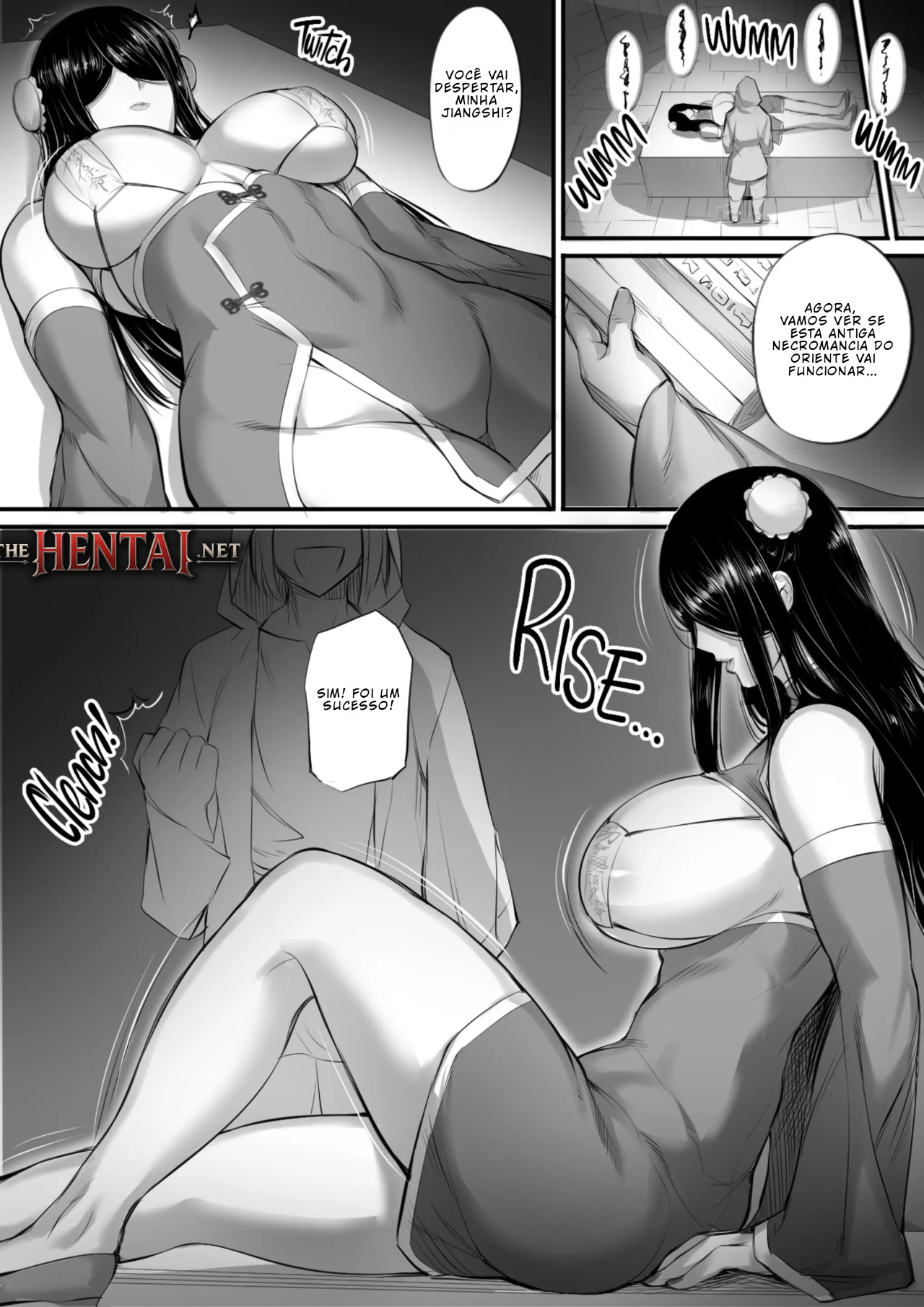 Is It Wrong To Pick Up A Jiangshi In A Dungeon Hentai pt-br 04