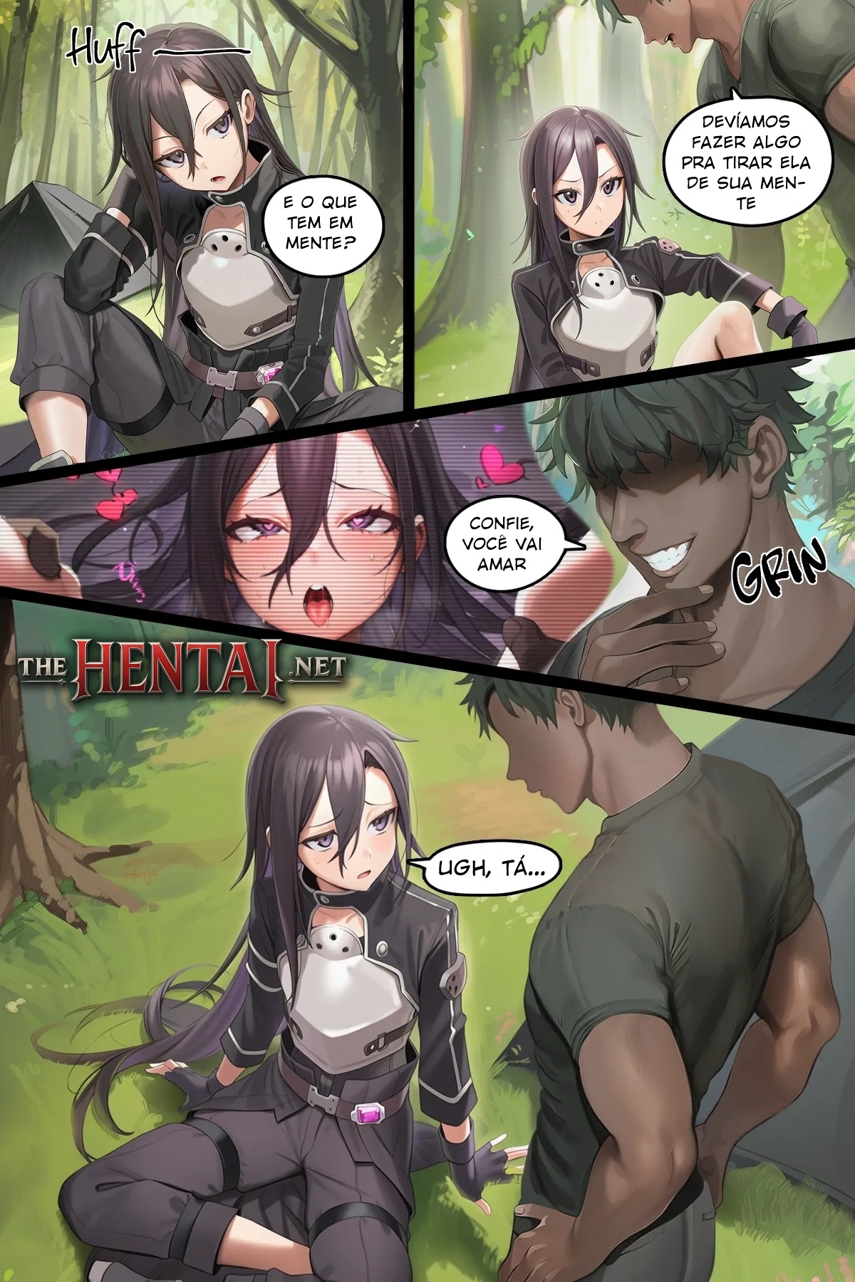 Just Forget About Asuna, Kirito Hentai pt-br 03