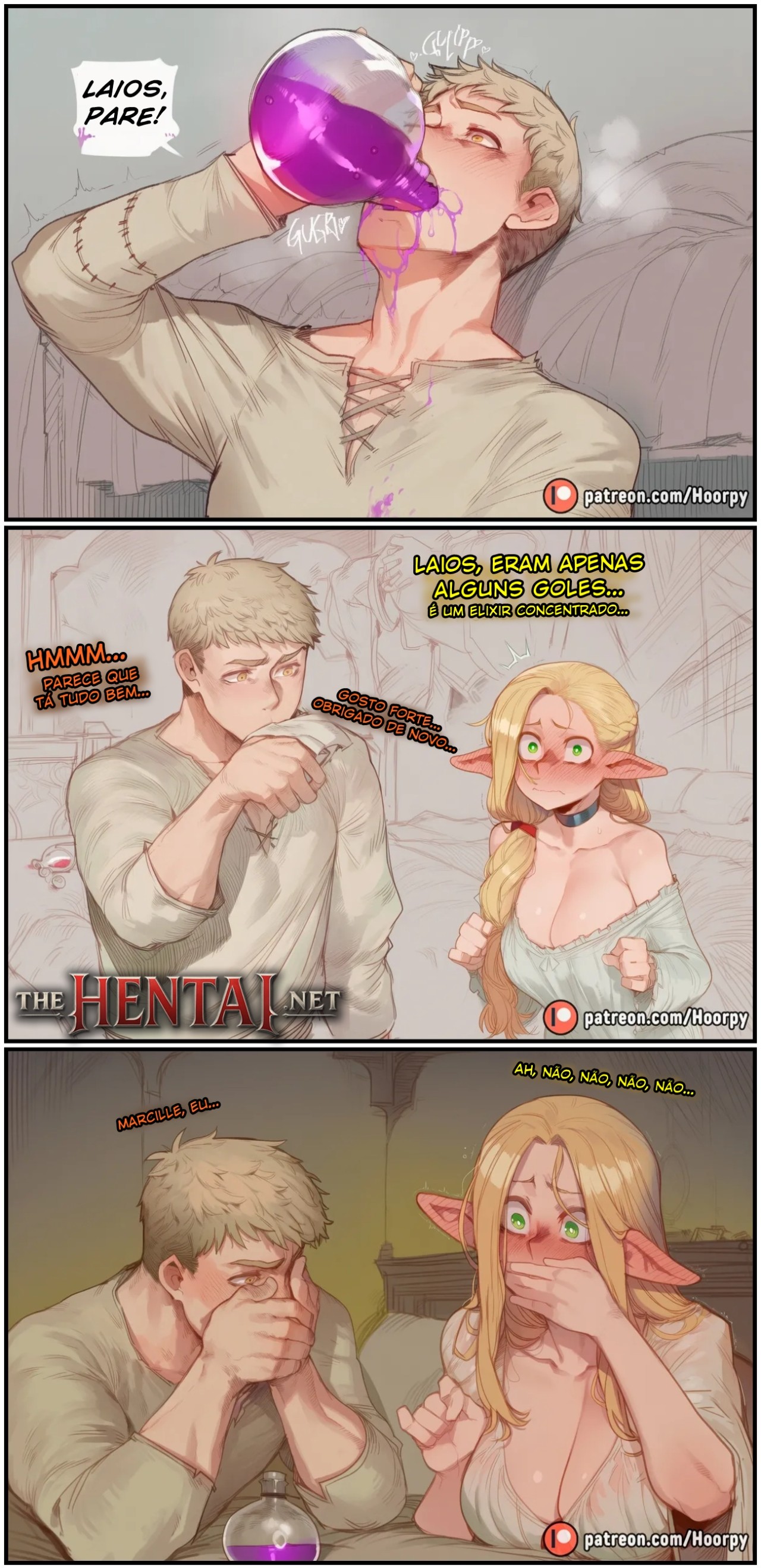 Marcille's Potion Experiment Hentai pt-br 06