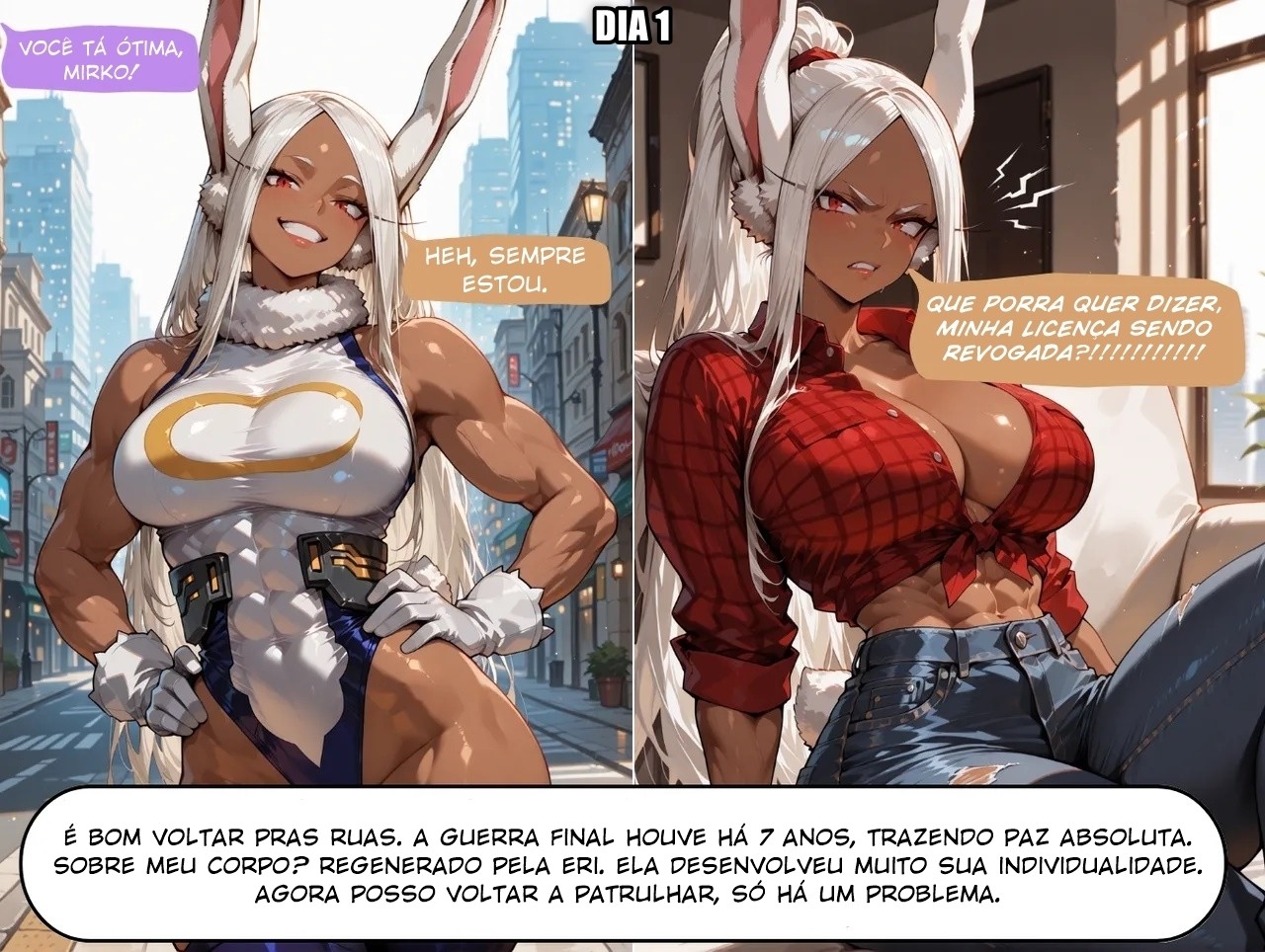 My Bimbo Hero: Mirko  Hentai pt-br 02